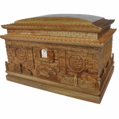 浙江金華東陽壽全骨灰盒廠家直銷批發價格實木黑檀金絲楠棺材壽衣花圈殯葬用品 中國供應商