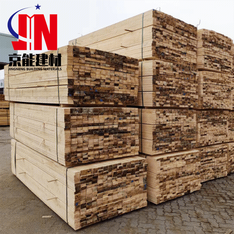 京能建材巴音3米木材市場落葉松